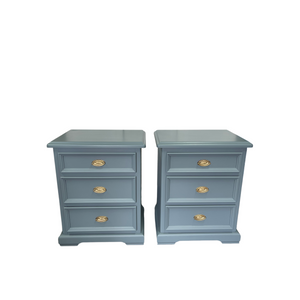 Bedside Tables 'Blue Pine'