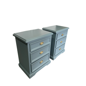 Bedside Tables 'Blue Pine'